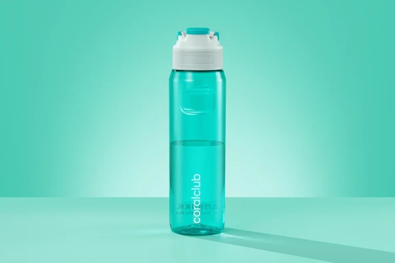 Sticlă din plastic Kambukka Elton 1000 AQUA